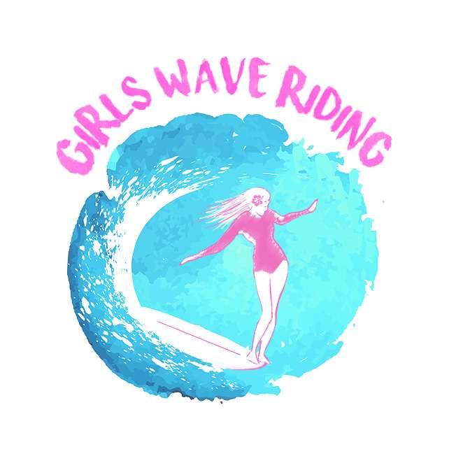 Girls Wave Riding Surf School NJ